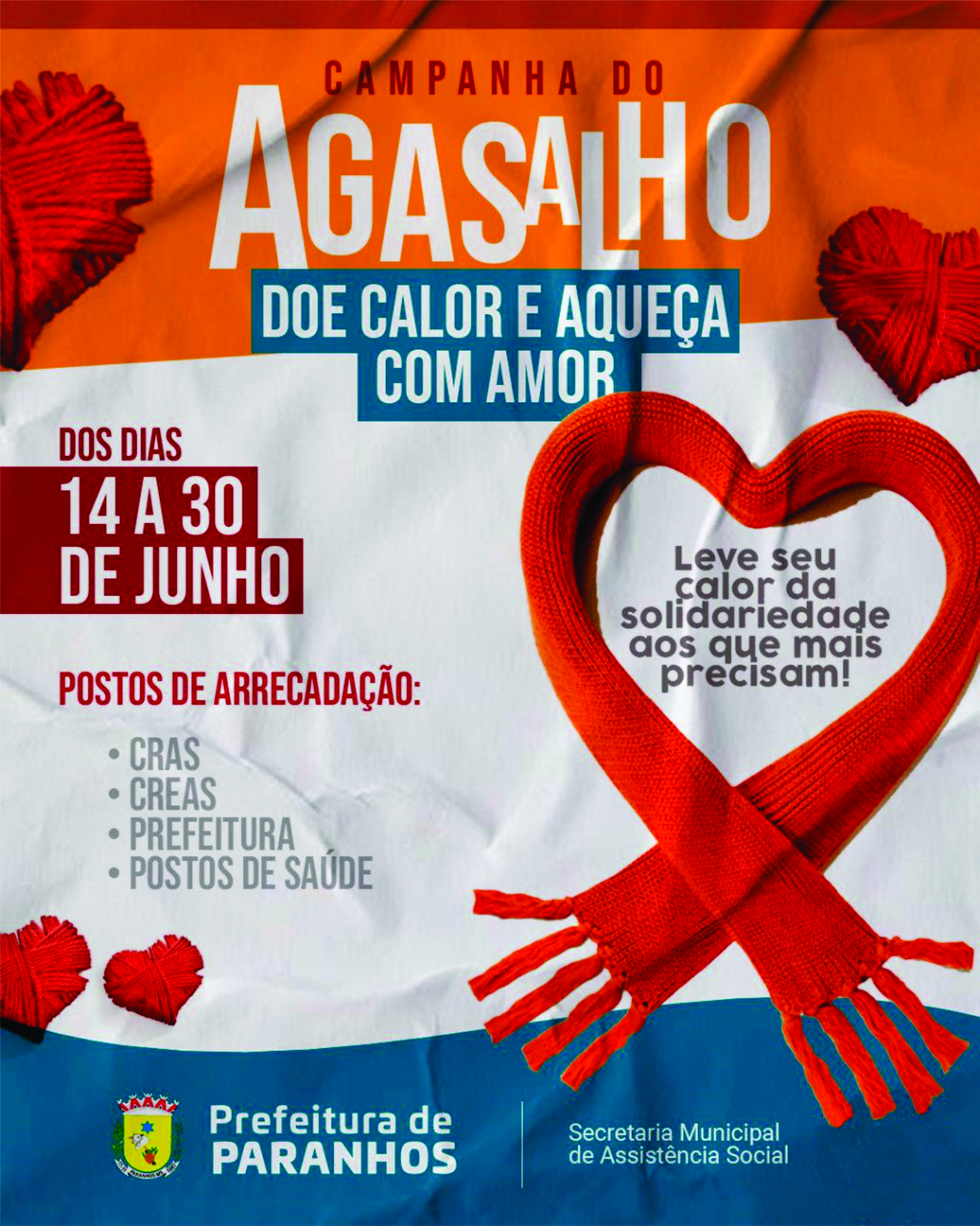 Prefeitura de Paranhos desenvolve Campanha do Agasalho; ASSISTA - 